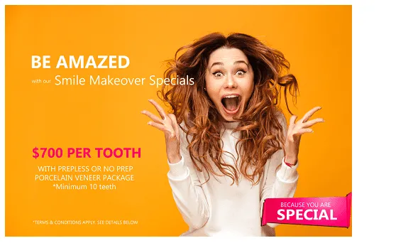 Dental Veneer Specials & Packages | Best Cosmetic Veneers Dentist in Melbourne CBD