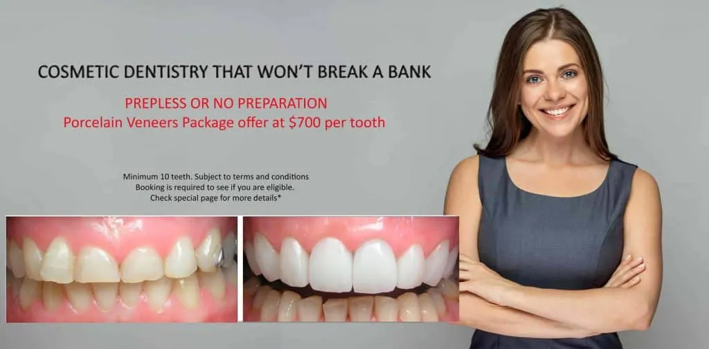 SPECIALS Melbourne's Best Dentist | Top Cosmetic Dentist Melbourne | SPECIAL OFFER Cosmetic Dentist Melbourne CBD