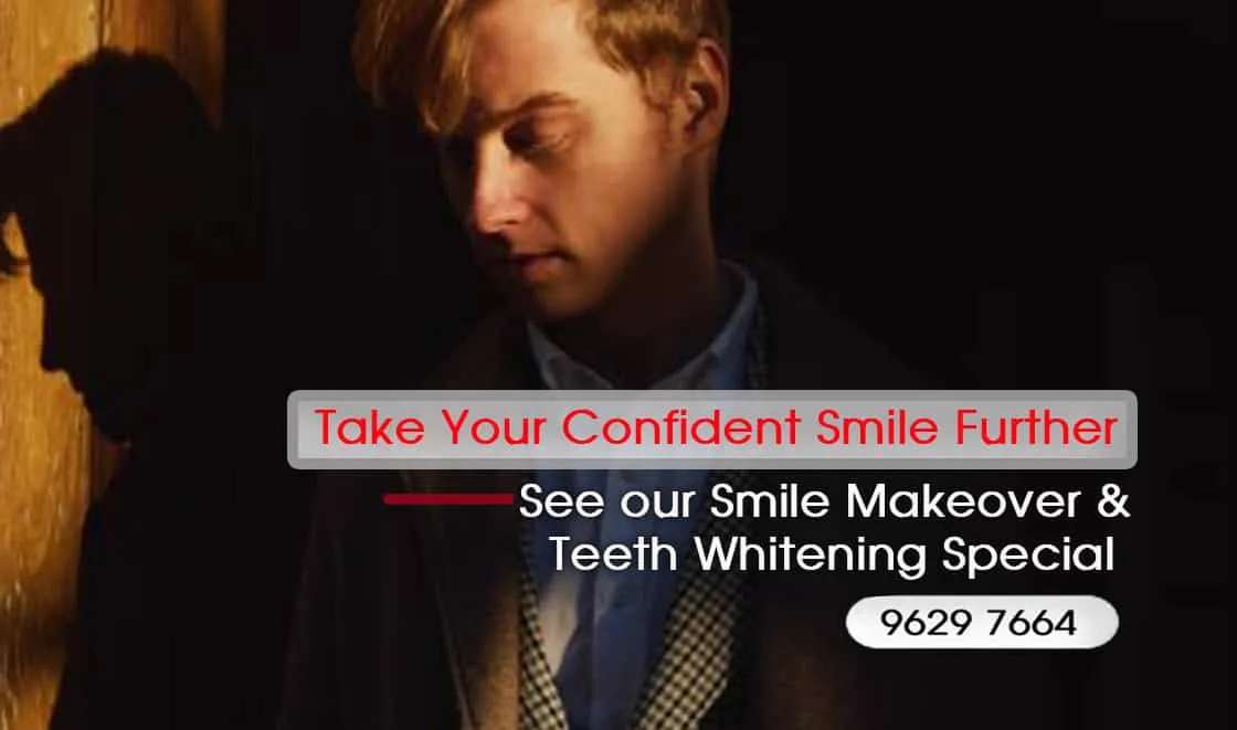 Whitening Black Front Teeth - Treatment for Black Tooth, dead tooth at the front - Best Cosmetic dentist in Melbourne